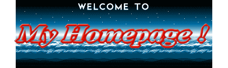 Welcome to my homepage !  